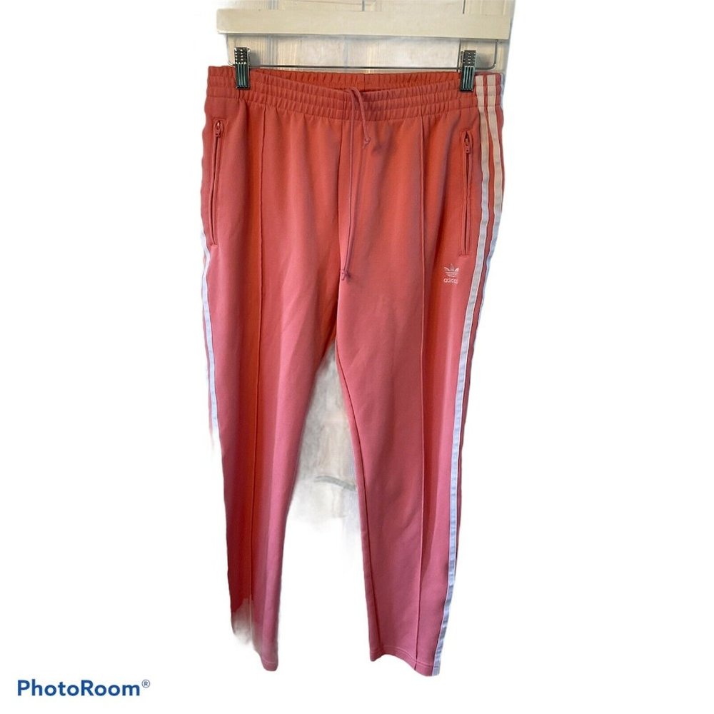 Adidas Womens Elastic Waist Activewear Pants Sz M